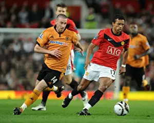 Manchester United vs. Wolverhampton Wanderers: Carling Cup Third Round Showdown - Nani vs. Jones