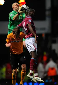 West Ham United V Wolves Prints: Marcus Hahnemann's Stunning Save: West Ham United vs
