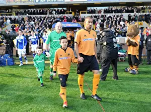 Wolves V Birmingham Prints: Mascot Showdown: Wolves vs Birmingham City - Barclays Premier League