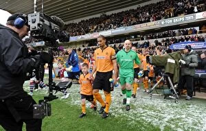 Images Dated 20th December 2009: Mascot Showdown: Wolves vs Burnley - Premier League Battle