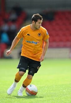 Crewe v Wolves Collection: Matt Jarvis in Action: Wolverhampton Wanderers vs Crewe Alexandra (Pre-Season Friendly)