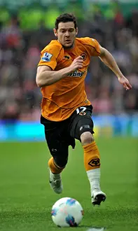 Matt Jarvis in Action: Wolverhampton Wanderers vs Stoke City, Premier League Clash at Britannia Stadium