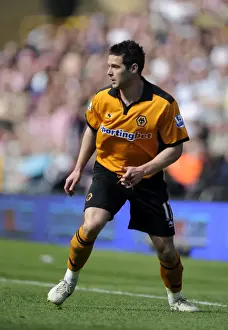 Matt Jarvis in Action: Wolverhampton Wanderers vs Sunderland - Barclays Premier League Soccer