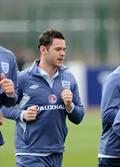Matt Jarvis Prints: Matt Jarvis Joins England's Euro 2012 Training Squad at London Colney