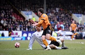 Burnley v Wolves Collection: Matt Jarvis Scores the Opener: Wolves Take Early Lead Against Burnley