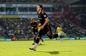 Images Dated 24th March 2012: Matt Jarvis Scores the Opening Goal: Wolverhampton Wanderers Victory at Norwich City (BPL)