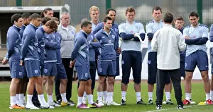 Framed Print : Matt Jarvis Trains with Fabio Capello and the England Squad for UEFA Euro 2012