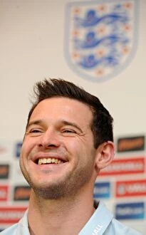 Images Dated 22nd March 2011: Matt Jarvis of Wolverhampton Wanderers: England Star's Euro 2012 Training Preparations