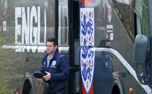 Matt Jarvis Prints: Matt Jarvis of Wolverhampton Wanderers Beginns England Training: First Session at London Colney