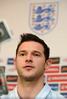 Framed Print : Matt Jarvis of Wolverhampton Wanderers Training with England Squad at UEFA Euro 2012 Qualifiers