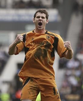 Derby County Vs Wolves Collection: Matthew Jarvis's Brace: Wolves Championship Victory over Derby County (2009)