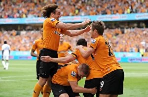 Images Dated 21st August 2011: Matthew Jarvis's Game-Winning Goal: Wolves 2-0 Victory over Fulham