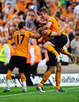 Wolves V Fulham Prints: Matthew Jarvis's Strike: Wolverhampton Wanderers Take 2-0 Lead Over Fulham (Premier League)