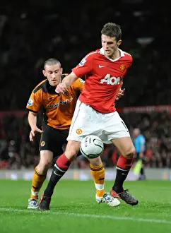 Soccer Prints: Michael Carrick vs. David Jones: A Carling Cup Showdown - Manchester United vs
