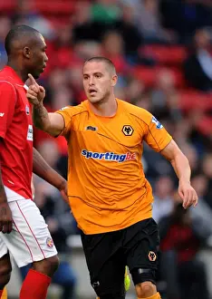 Michael Kightly Scores the Opener: Wolverhampton Wanderers vs. Walsall (Pre-Season Friendly)