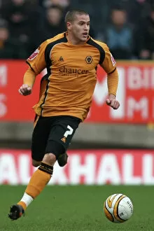Wolves Collection: Michael Kightly, Wolves vs Watford, 31 / 1 / 09
