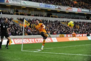 Framed Print : Michael Kightly's Premier League Corner Kick: Wolverhampton Wanderers vs Aston Villa Framed Print : Michael Kightly's Premier League Corner Kick: Wolverhampton Wanderers vs Aston Villa