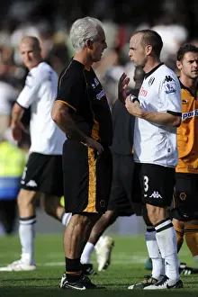Framed Print : Mick McCarthy and Danny Murphy: Post-Match Discussion on Fouls in Fulham vs. Wolverhampton Wanderers (Barclays Premier League) Framed Print : Mick McCarthy and Danny Murphy: Post-Match Discussion on Fouls in Fulham vs. Wolverhampton Wanderers (Barclays Premier League)