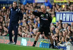 Everton V Wolves Prints: Mick McCarthy: Leading Wolverhampton Wanderers in a Barclays Premier League Battle Against Everton