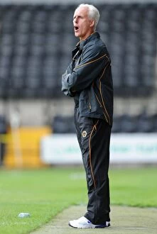 Notts County v Wolves Collection: Mick McCarthy Leads Wolverhampton Wanderers in Pre-Season Clash Against Notts County