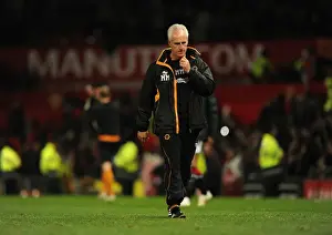 Manchester United V Wolves Prints: Mick McCarthy Leads Wolverhampton Wanderers Against Manchester United in the Barclays Premier League