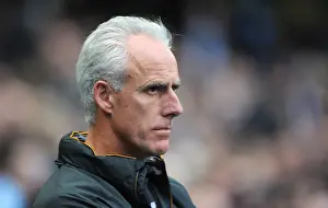 Manchester City V Wolves Prints: Mick McCarthy and Wolverhampton Wanderers Face Manchester City in Barclays Premier League