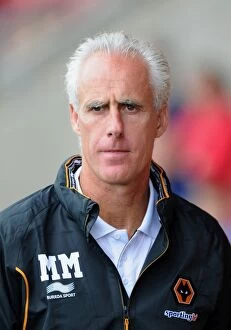 Crewe v Wolves Collection: Mick McCarthy: Wolverhampton Wanderers Manager in Action Against Crewe Alexandra during Pre-Season