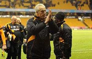 Images Dated 27th November 2010: Mick McCarthy's Victory Celebration: Wolverhampton Wanderers Defeat Sunderland in Barclays Premier
