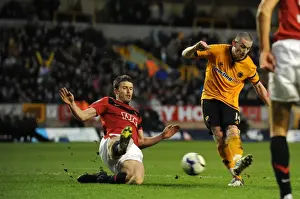 Wolves Prints: Midfield Showdown: Jones vs Carrick - Wolverhampton Wanderers vs Manchester United (BPL Clash)