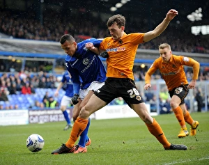 Season 2012-13 Prints: Morrison vs. Robinson Clash: Wolverhampton Wanderers vs