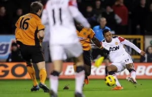 Nani Scores the Opener: Manchester United Takes Early Lead Against Wolverhampton Wanderers in Premier League