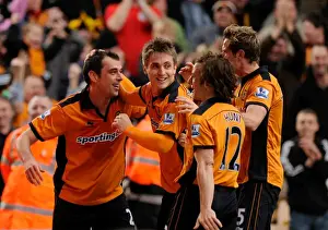 Kevin Doyle Prints: Nenad Milijas Equalizer: Wolverhampton Wanderers vs Manchester City, Premier League