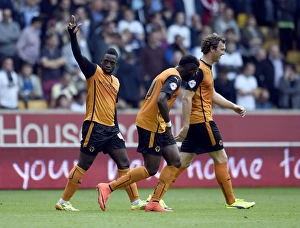 Sky Bet Championship - Wolves V Bolton Wanderers - Molineux Prints: Nouha Dicko Scores First Goal for Wolverhampton Wanderers Against Bolton Wanderers in Sky Bet Championship