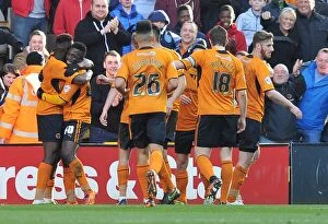 Images Dated 1st March 2014: Nouha Dicko Scores the Second Goal: Wolverhampton Wanderers Secure Sky Bet League One Victory over