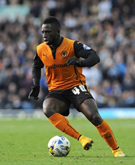 Sky Bet Championship - Leeds United V Wolves - Elland Road Prints: Nouha Dicko's Thriller: Wolverhampton Wanderers Stun Leeds United at Elland Road (Sky Bet Championship)