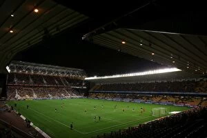 Images Dated 21st August 2012: Npower Championship Debut of New Stan Cullis Stand: Wolves vs Barnsley at Molineux (2012)