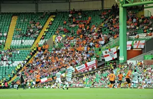 Wolves Prints: Passionate Pre-Season Clash: Unwavering Wolves Fans Face Off Against Celtic
