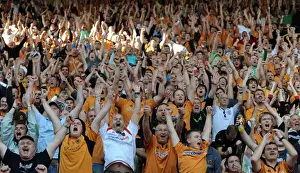 Passionate Wolves Fans in Barclays Premier League: Wolverhampton Wanderers vs Fulham