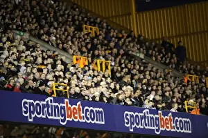 Wolves V Arsenal Prints: Passionate Wolves Fans at Molineux: Wolves vs Arsenal, Barclays Premier League