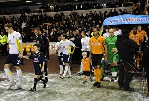 Images Dated 10th February 2010: Pride and Power: Wolverhampton Wanderers vs. Tottenham Hotspur - Mascot Showdown in the Barclays