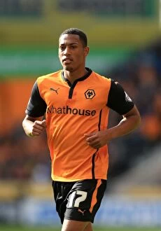 Images Dated 10th August 2014: Rajiv Van La Parra in Action for Wolverhampton Wanderers vs Norwich City (Sky Bet Championship)