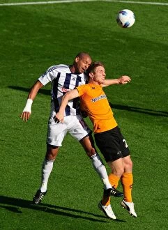 Images Dated 16th October 2011: Reid vs. Doyle: A Battle in the Black Country - West Bromwich Albion vs. Wolverhampton Wanderers