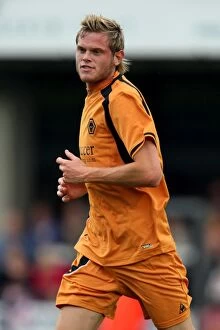 Images Dated 16th July 2008: Richard Stearman, Hereford United vs Wolves, 16 / 7 / 08