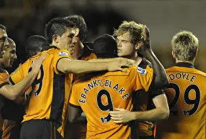 Wolves V Southend Carling Cup Prints: Richard Stearman's Game-Winning Goal: Wolverhampton Wanderers Advance in Carling Cup (2-1)