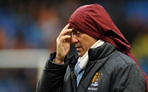 Manchester City V Wolves Prints: Roberto Mancini's Leadership: Manchester City vs. Wolverhampton Wanderers