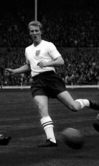 The 40's - 60's Gallery: Ron Flowers on England duty