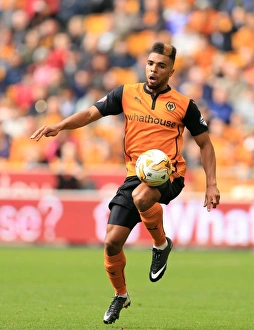 Sky Bet Championship - Wolverhampton Wanderers V Norwich City - Molineux Prints: Scott Golbourne in Action for Wolverhampton Wanderers vs Norwich City (Sky Bet Championship)