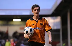 Scott Malone in Action: Wolverhampton Wanderers vs Walsall Pre-Season Friendly