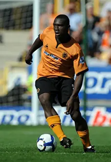 Segundo Castillo in Action: Wolverhampton Wanderers vs Fulham - Barclays Premier League Soccer