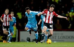 Images Dated 23rd February 2016: Sky Bet Championship Showdown: Wolverhampton Wanderers vs. Brentford at Griffin Park